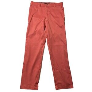 Vineyard Vines Chino Pants Mens 32x32 Coral Pink Active Performance Golf
